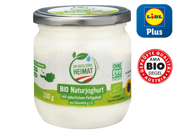 Bio Naturjoghurt im Glas