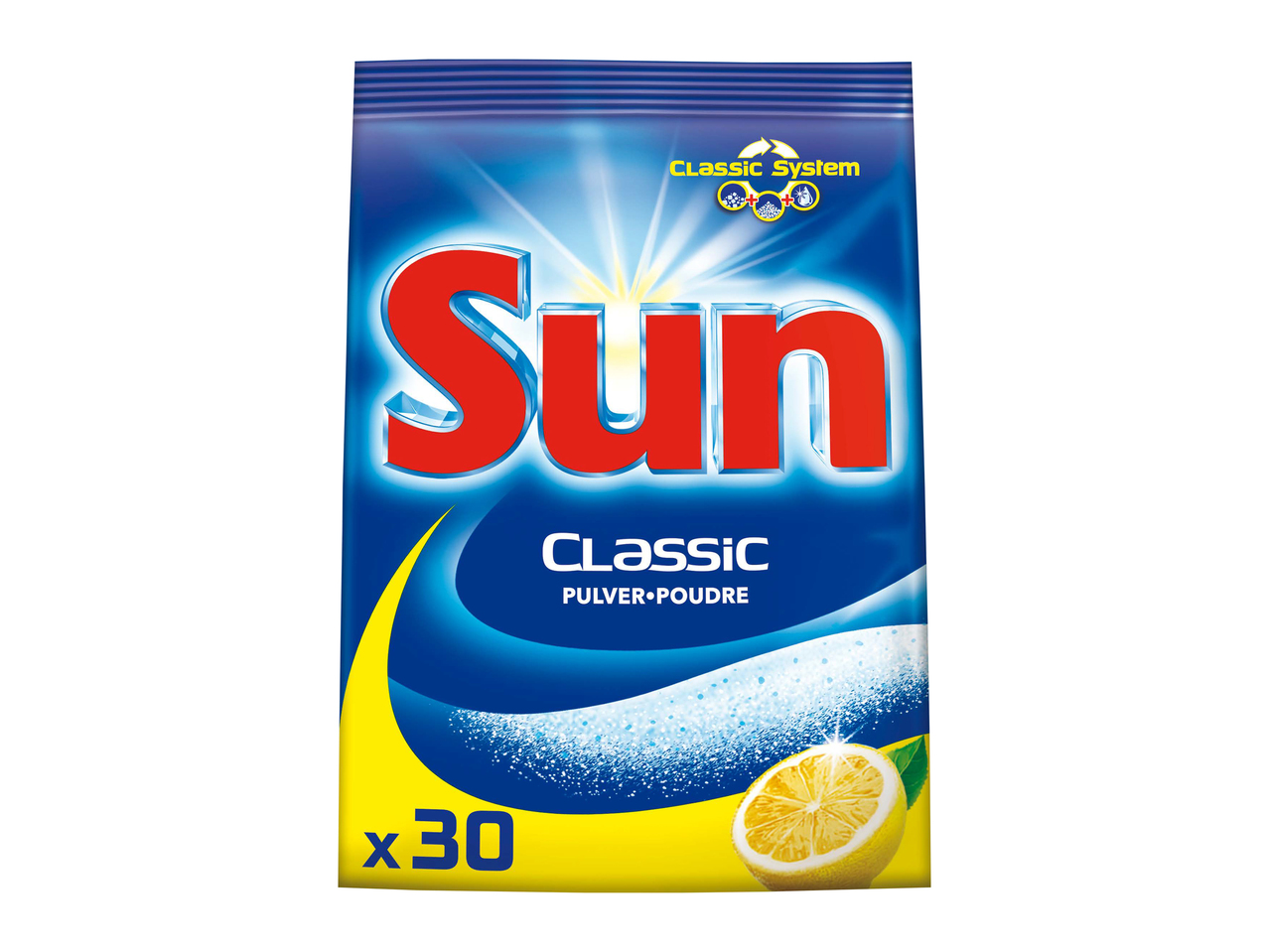 Poudre lave-vaisselle lemon Sun