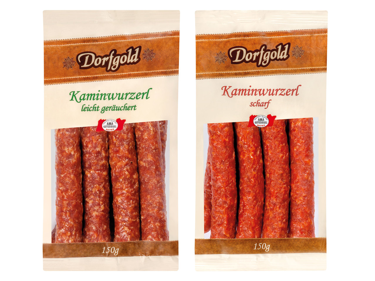 DORFGOLD Kaminwurzerl