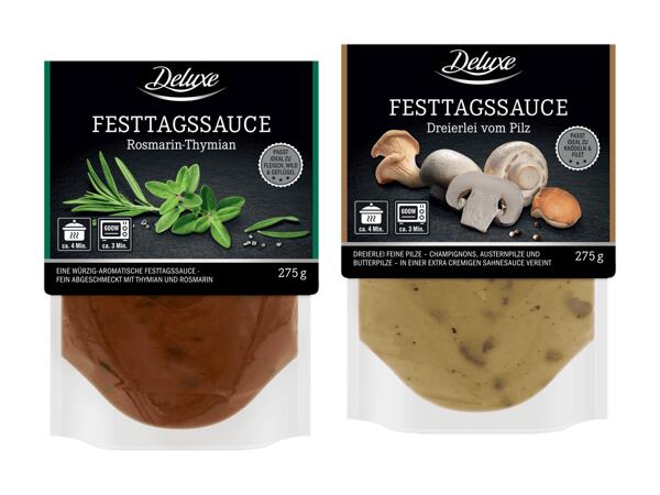 Sauces de fête de grande qualité