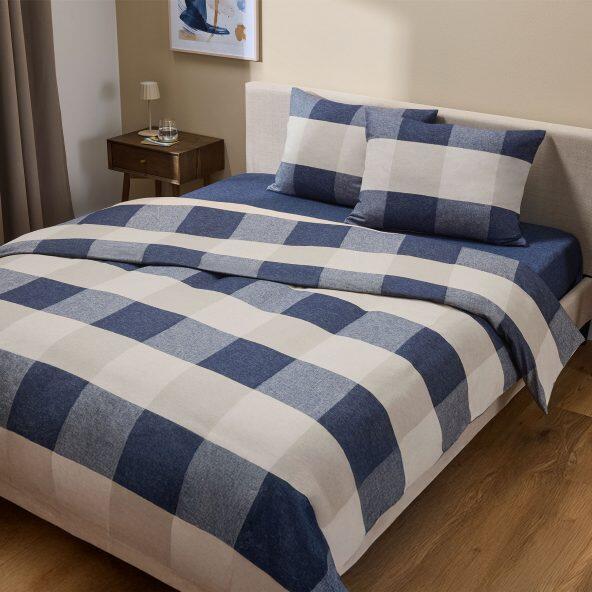 NOVITESSE(R) 				Housse de couette XXL en flanelle, 2 pers.