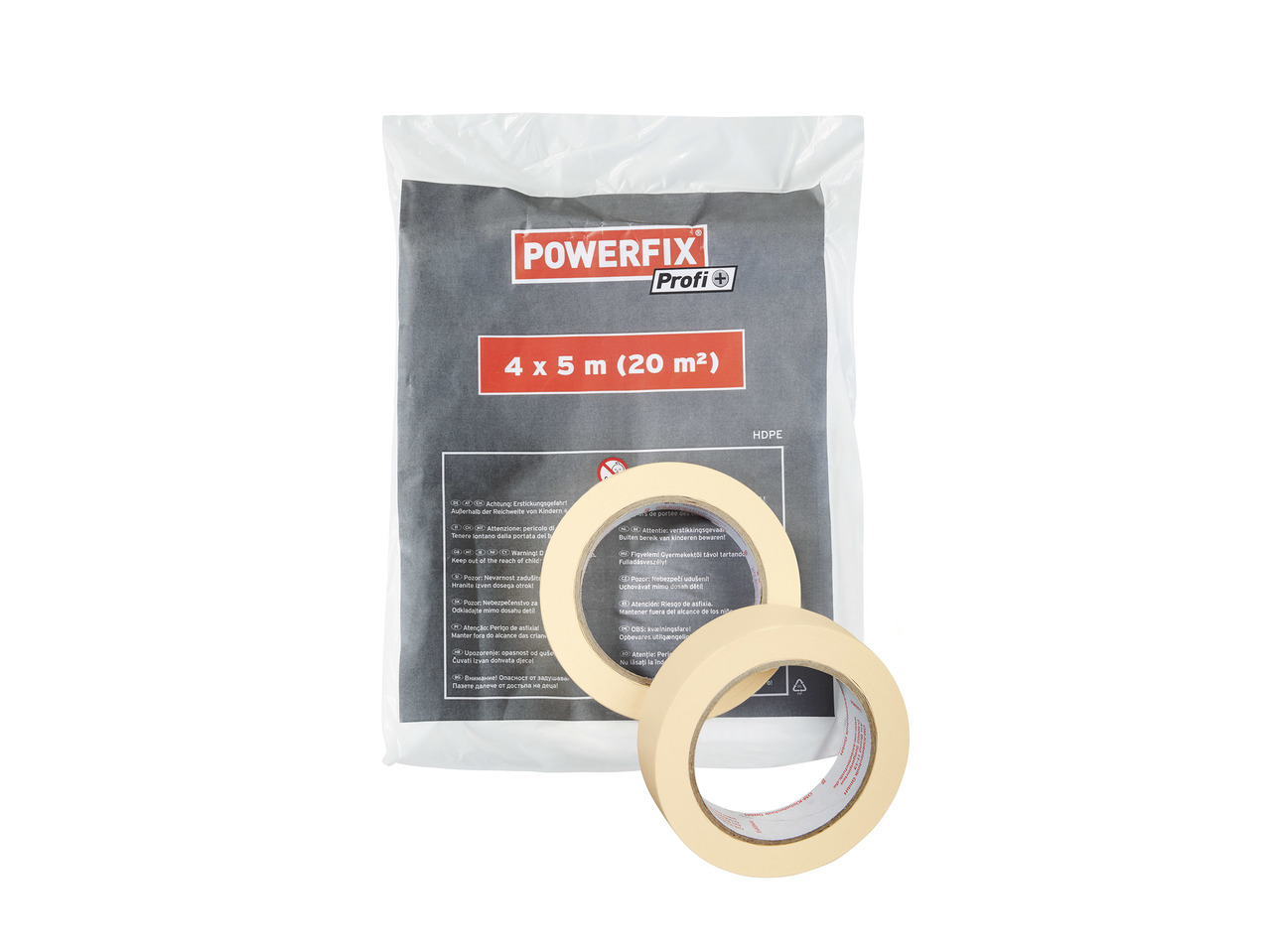 Powerfix Profi Dust Sheet and Masking Tape1