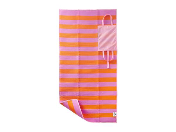 Crivit Beach Mat - Pink/Orange
