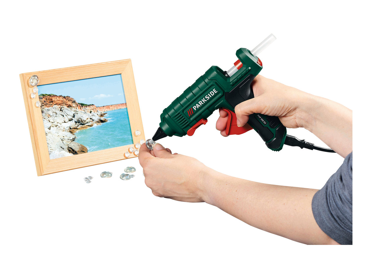 Parkside Cordless Hot Glue Gun1