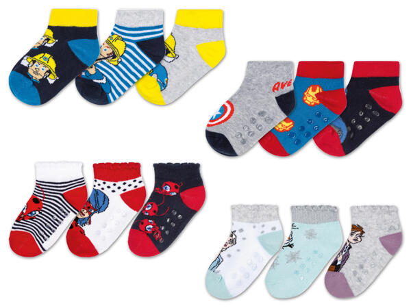 Kinder Sneakersocken, 3 Paar