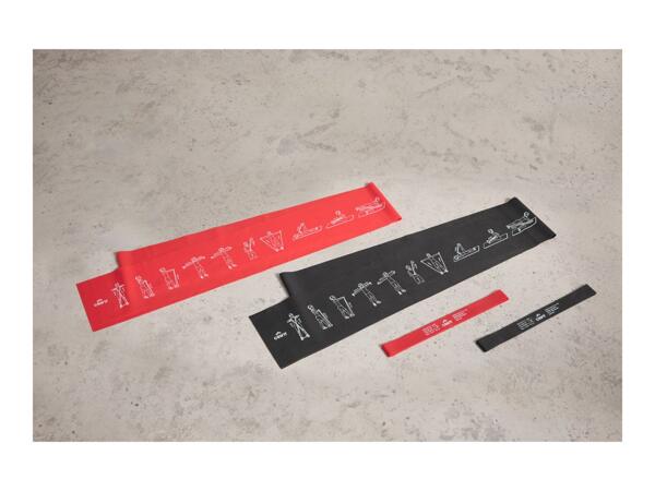 Crivit Resistance Bands - Set of 4 Strong to Extra-Strong Resistance