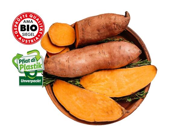 Bio Süßkartoffeln aus Österreich