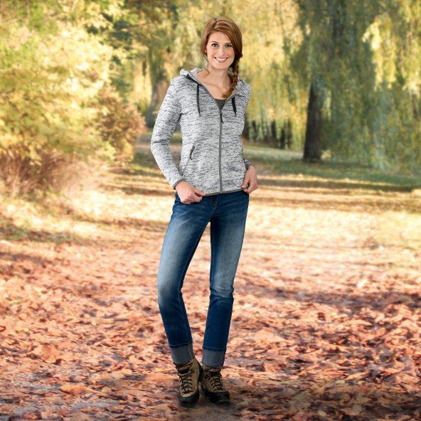 Fleece sweatjakke