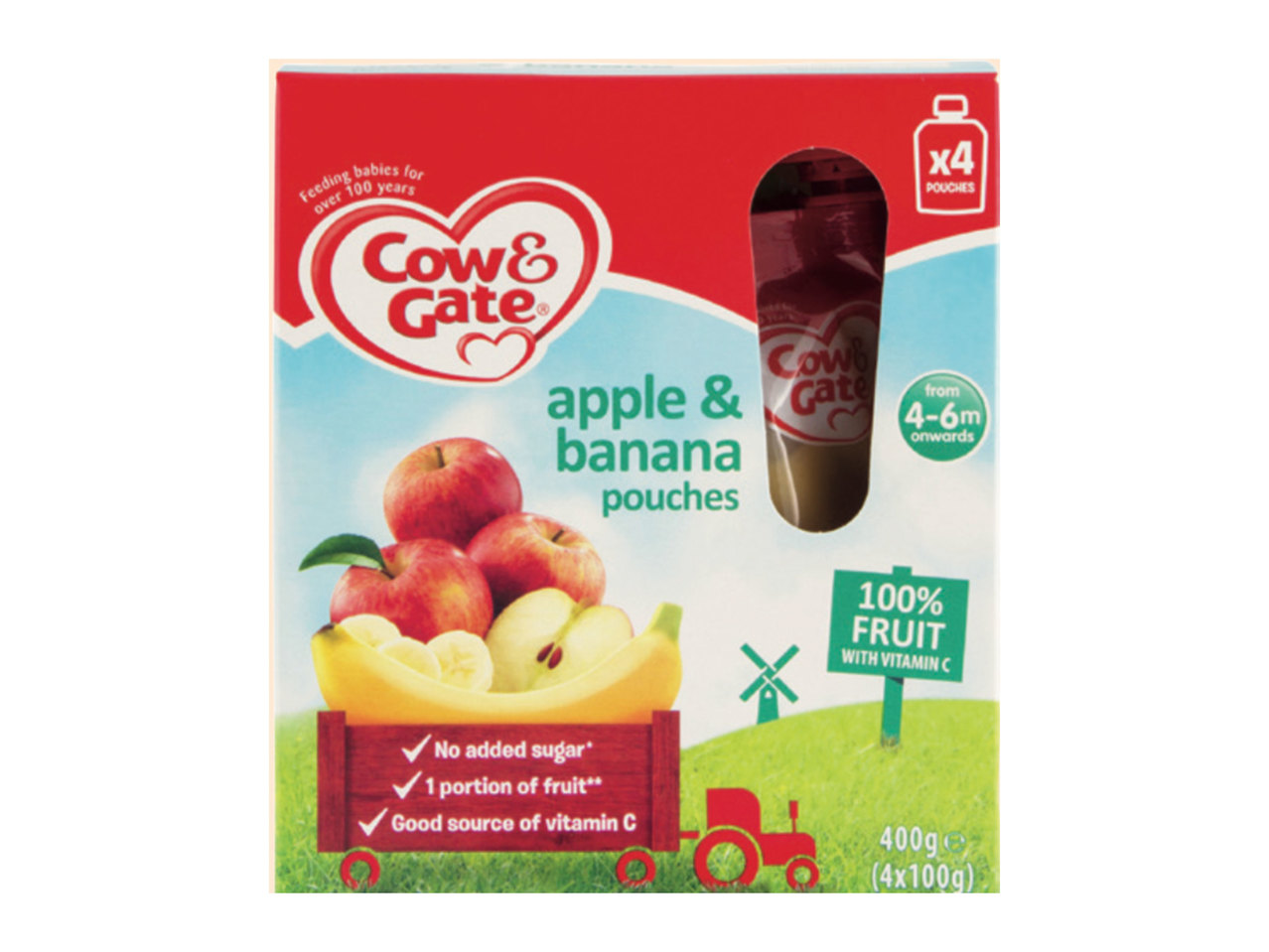 FRUTAPURA FRUIT POUCH APPLE BANANA