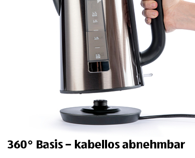 AMBIANO Edelstahl-Wasserkocher