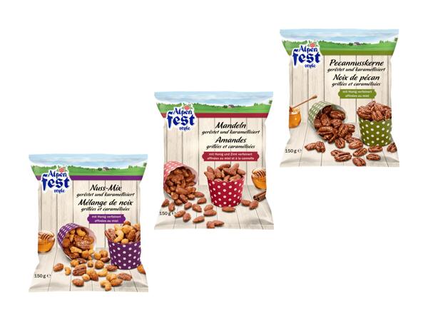 Noix/amandes caramélisées