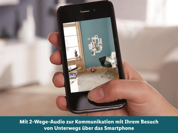 SILVERCREST(R) WLAN-Video-Türsprechanlage