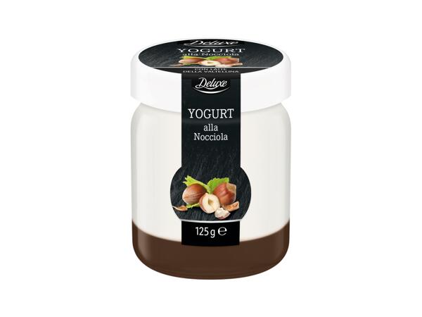 Yogurt with hazelnuts