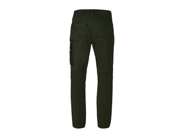 Parkside Men's Dark Green Work Trousers