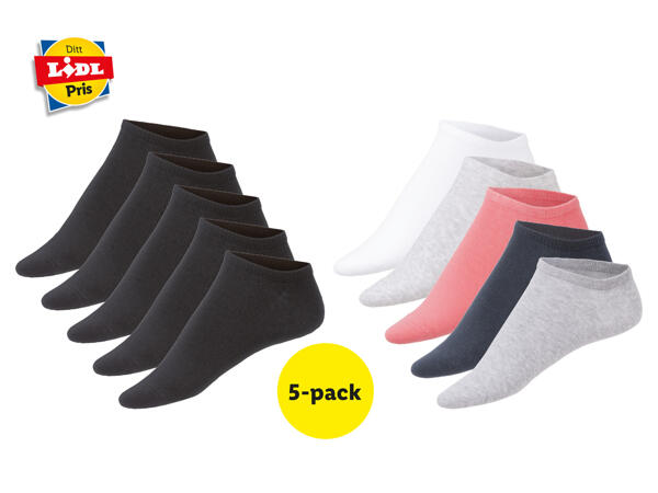 Ankelstrumpor, 5-pack