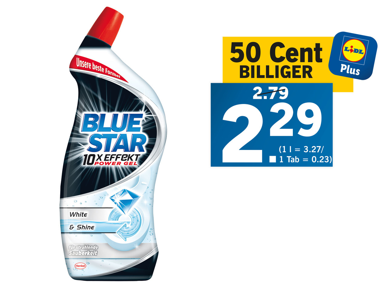 BLUE STAR 10fach Effekt WC-Gel/Tabs