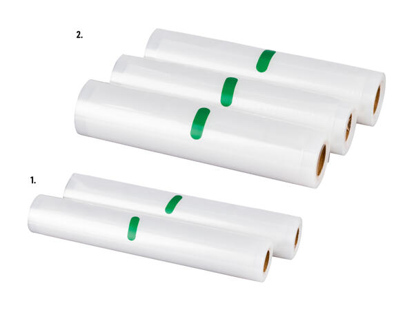 Rouleaux de film pour appareil de mise sous vide