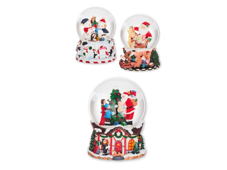 Melinera Glass Musical Snow Globe