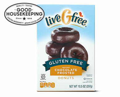 liveGfree Chocolate or Glazed Gluten Free Donuts