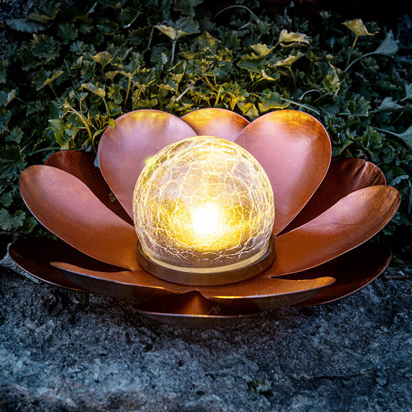 LED-Solar Lotusblume