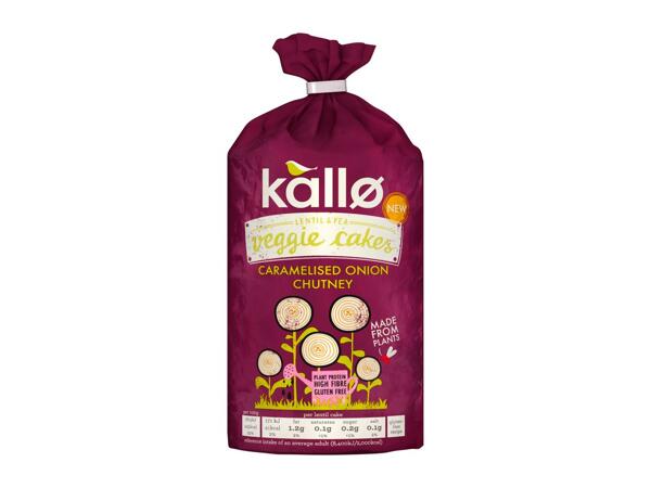 Kallo Veggie Cakes Caramelised Onion Chutney