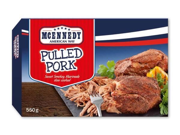 Slow cooked pulled chicken eller pork