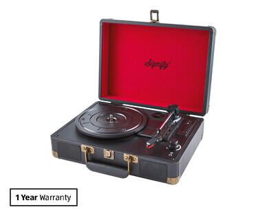 Retro Turntable Briefcase