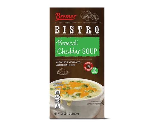 Bremer Broccoli Cheddar or French Onion Soup