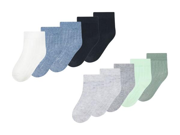 Socquettes pour bébé, 5 paires