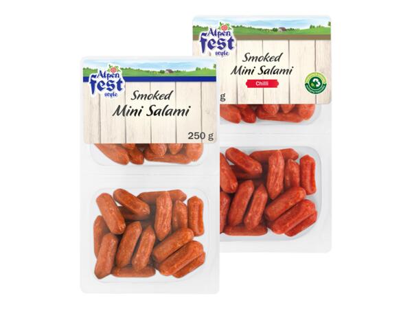 Smoked mini salami