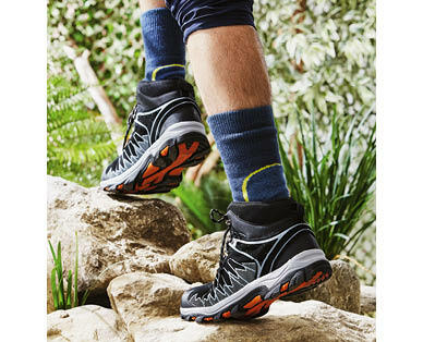 Adult's Wool Blend Hiking Socks 2pk