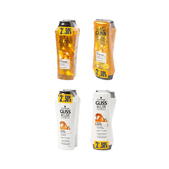 GLISS KUR(R) 				Shampoo of conditioner, 2 st.