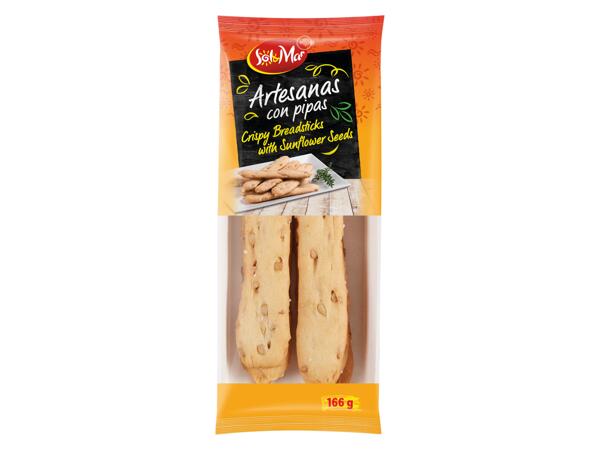 Breadsticks with Sunflower Seeds