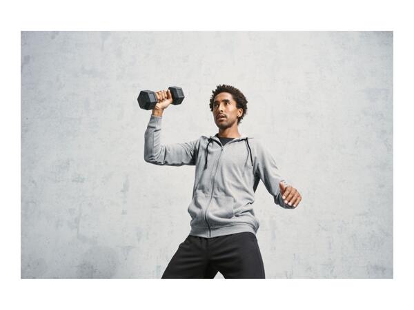 Crivit Men's Zip-Up Hoodie - Grey