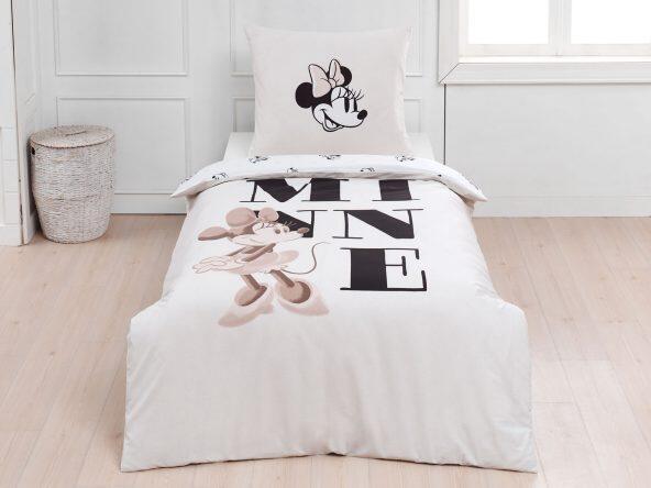 Mickey eller Minnie Mouse sengetøj