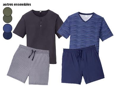 PYJAMAS-SHORTS POUR HOMMES