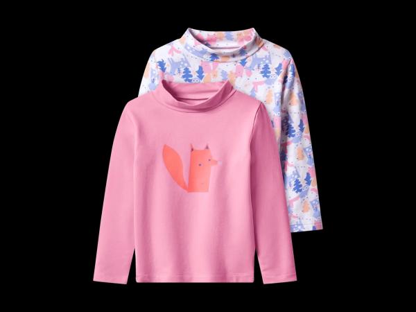 Kleinkinder Thermo-Langarmshirt, 2 Stück