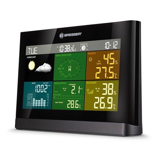 BRESSER 5-in-1 Comfort Wetterstation mit Farbdisplay