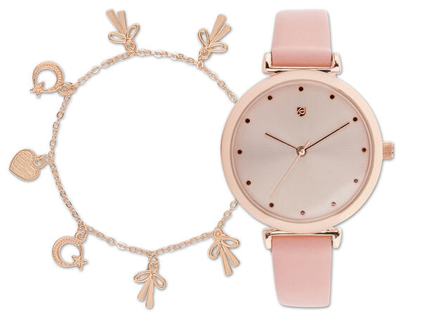 Damen Armbanduhr-Schmuckset