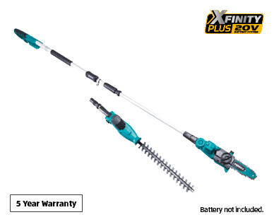 20V Cordless 2-in-1 Pole Pruner and Hedger Skin