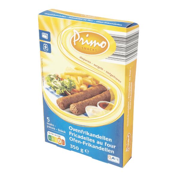 PRIMO SNACKS(R) 				Fricadelles au four, 5 pcs