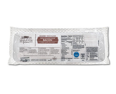 Appleton Farms Maple Brown Sugar or Cherrywood Smoked Thick Cut Bacon