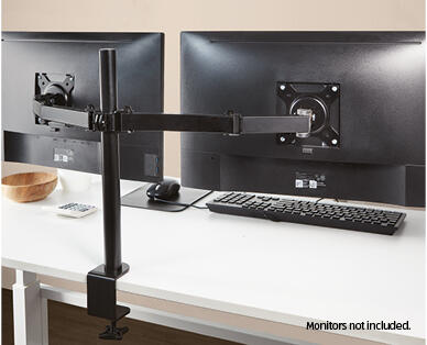 Dual Arm Monitor Mount or Single Arm Gas Spring Monitor Mount