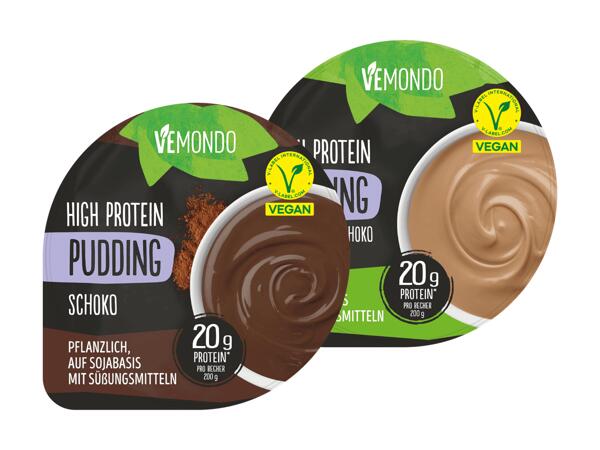 Pflanzlicher High Protein Pudding