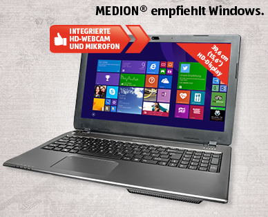 MEDION(R) AKOYA(R) Notebook, 39,6 cm (15,6")