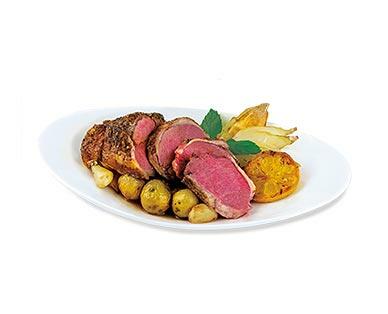 Never Any! 
 Fresh Boneless Lamb Loin Roast
