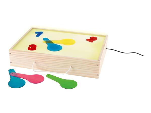 Playtive Wooden Light Box - 18 Piece Set