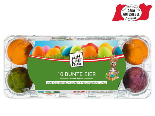 Ostereier aus Freilandhaltung
