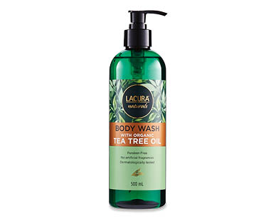Body Wash with Organic Tea Tree Oil 500ml