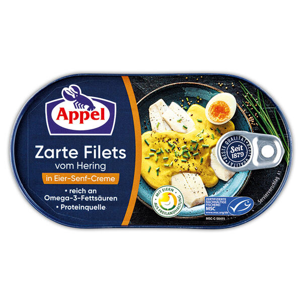 Zarte Filets vom Hering